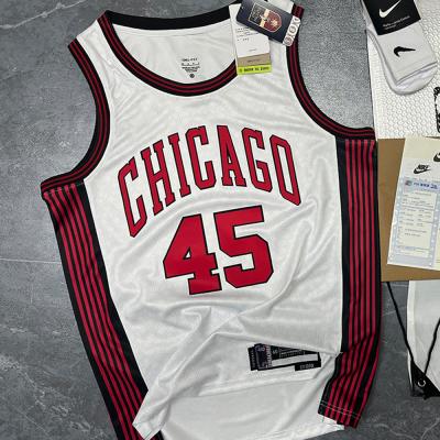 China Edition 45 White Basketball Jersey For NBA for sale