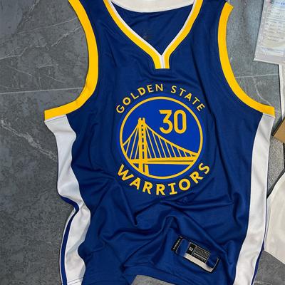 China Camisa azul de secado rápido del baloncesto de 30 NBA del jersey en venta