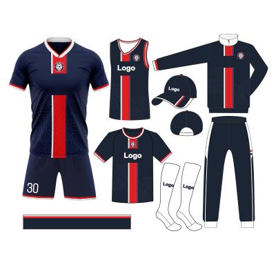China Poliéster de secado rápido Team Jersey Breathable Football Jersey de encargo para el hombre en venta