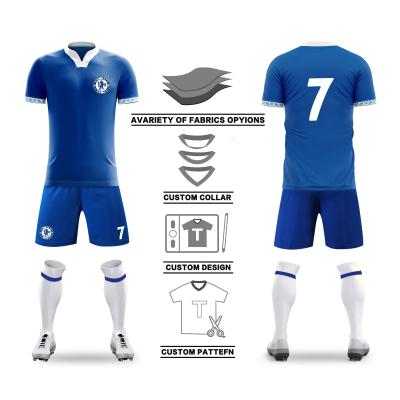China Number Custom Team Jersey Breathable Moisture Wicking Soft Stretching football fan shirt for sale