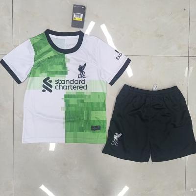 China Jacquard White Green Jersey OEM ODM Customize Football Shirts for sale