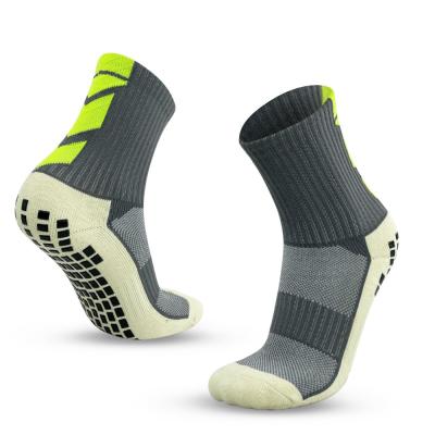 China Versatile Flexible Soccer Grip Socks Quick Dry Mens Football Grip Socks for sale