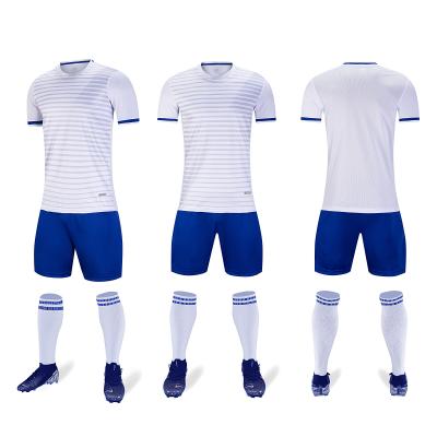 China ODM OEM Duidelijk het Voetbal Sneldrogend Duidelijk Wit Voetbal Jersey van Voetbaljerseys Te koop