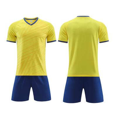 中国 黄色い紫系統のピンクの明白なサッカー ジャージのTシャツの偶然の訓練のフットボールのジャージ 販売のため