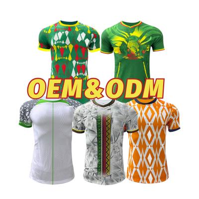 中国 OEM ODM Africa Cup Jersey Customized size S M L XL 2XL 100% Polyester farbic 販売のため