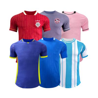 China Quick Dry Thailand T-Shirts Uniform Team Soccer Jersey Sublimation Football Jersey en venta