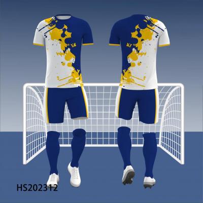 China Quick Dry Plain Soccer Jerseys S-2XL Adult Eur Size 100% Polyester Custom Color à venda