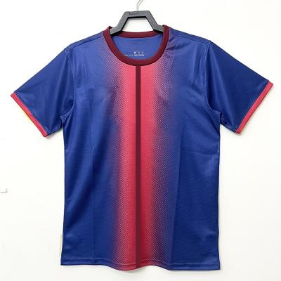 China Retro Sportswear Classic Soccer Shirts Uniform Classic Soccer Jerseys Blue Red for sale