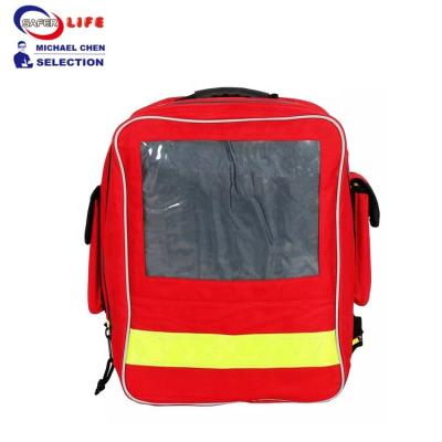 China Medical Nylon Travel First Aid Kit Bag Ambulance Medical Equipment 40cmx30cmx18cm for sale