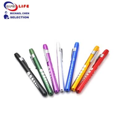 China Yellow Medical Pen Torch Light Nurse Diagnostic Penlight Homecare Medical Supplies 13.4cm for sale
