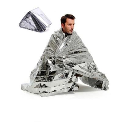 China Emergency Thermal Waterproof Survival Blanket Foil First Aid Blanket Outdoor 210x130cm for sale