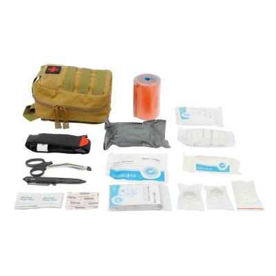 China Dog Tactical First Aid Kit For Belt Emergency Supplies Survival Small Ifak Pouch Rip Away for sale