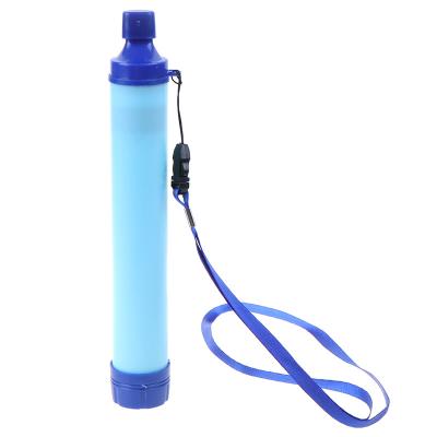 China Emergency Camping Water Filter Straw Drinking Purifier Backpacking Hiking Outdoor Survival for sale