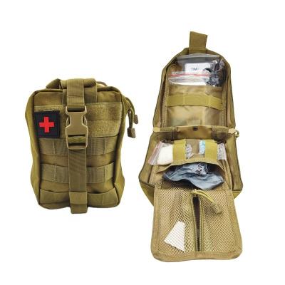 China Tactical Military First Aid Kit Backpack Outdoor Emergency Survival Gear Tool SOS 20cm for sale