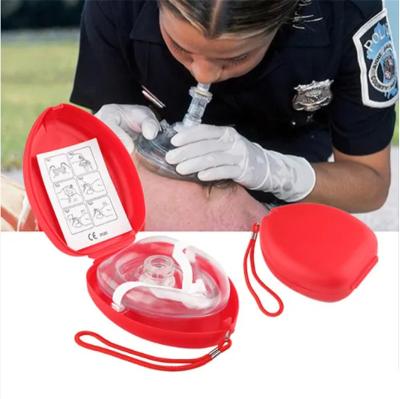 China Pocket Replacement One Way Valve Cpr Mask Emergency With Hard Case for sale