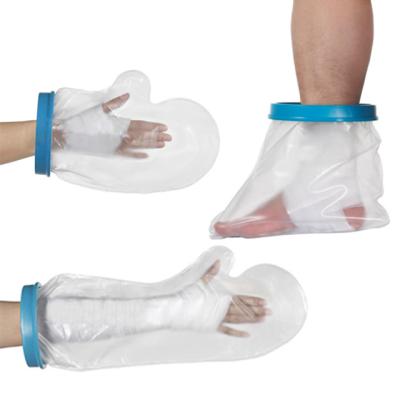 中国 シャワーの袖の包帯の保護装置Vulnusのための防水足の鋳造物カバーは焼跡の足首の傷を沸騰させる 販売のため