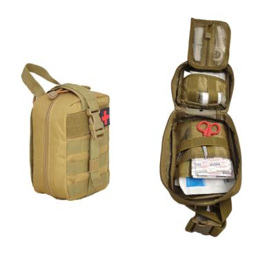 China Medical Tactical First Aid Kit Molle With Tourniquet EMT Bag Supplies Hunting 250pcs for sale