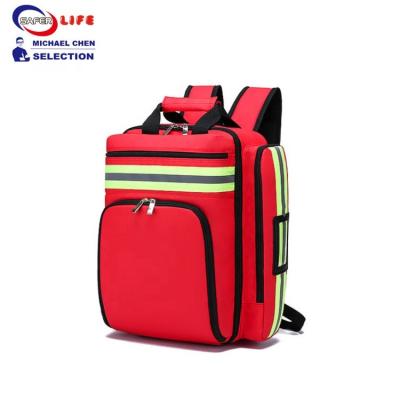 China Outdoor SOS emergency first aid bag survival backpack trauma kit en venta