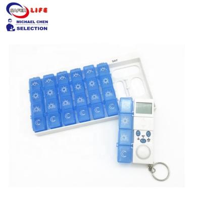 China Wholesale weekly 28 compartments Digital pill box timer reminder fast delivery for sale