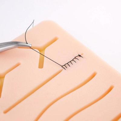 China Suture Practice  Pad Medical Nursing School  Training Suture Pad Skin Buffing  Model Silicone Pad Te koop