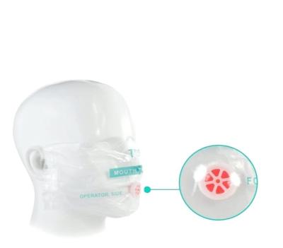 China CPR manikin face shields first aid training CPR mask  one way value face shield à venda