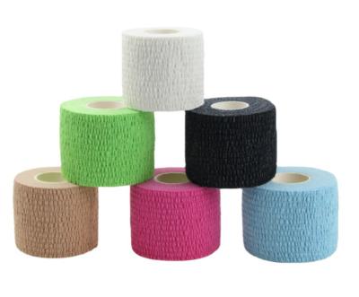 China Tear Eab Sports Tape Elastic Cohesive Bandage Able Stretch Sport Reduce Pain 7.5cmx4.5m for sale