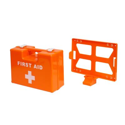 China 10 person Office Wall Mounted first aid box case Sport place First Aid Kit 5 10 person Emergency supplies bracket hard c for sale