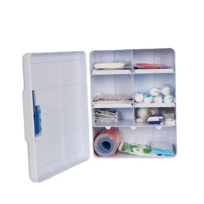 China 100 person ABS medicine household box Shelf Industrial First aid equipment box Emergency First Aid Cabinet Cases box à venda