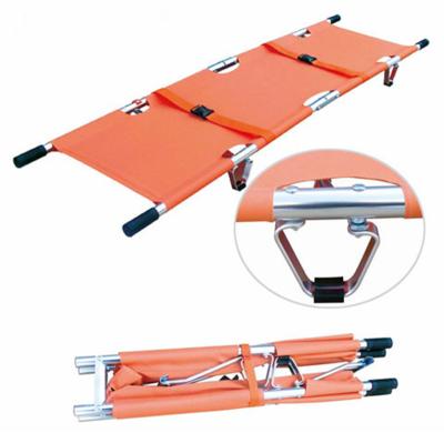 China Hospital Ambulance Folding Stretcher Medical Patient Transport First Aid Equipment Supplies 208CM for sale