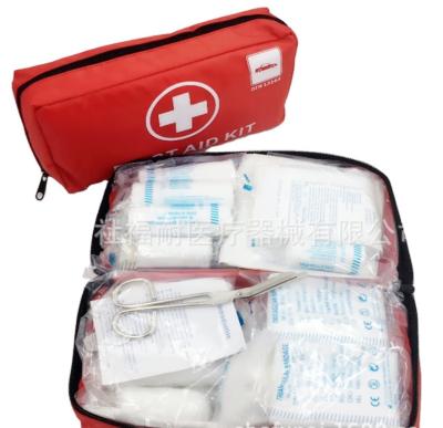 China Emergency Mini Car First Aid Kit For Road Trip Supplies Vehicle Outdoor DIN 13164 for sale