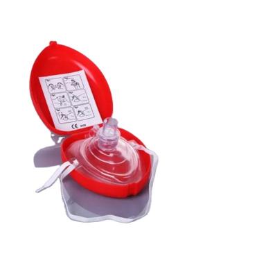 China Disposable Face Shield Cpr Mask With One Way Valve Heart Problem Mouth To Mouth Rescue Patient for sale