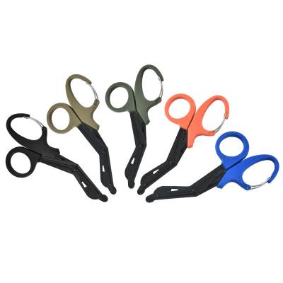 China Black Coated medical shear scissors pouch Trauma Bandage EMS IFAK Clamp for sale