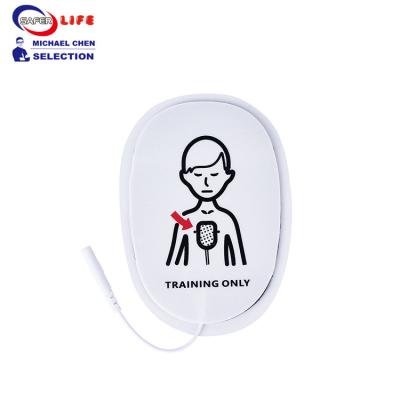 China FDA First Aid Equipment Supplies AED Training  Electrode Pad For CPR Defibrillator Accessories for sale
