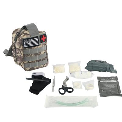 China Waterproof 8*6 Inch Tactical First Aid Kit 600D Nylon Medical Kit Field First Aid Kit for sale