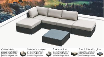 China outdoor rattan modular sofa-15 series for sale