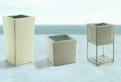 China rattan furniture flower pot-3007 for sale