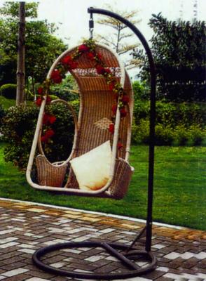 China silla de mimbre Al aire libre-interior del oscilación--1601 en venta