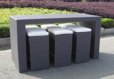 China Outdoor rattan wine bar set-16083 for sale