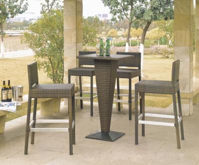 China Outdoor rattan wine bar set-16078 for sale