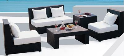 China 6pcs leisure rattan outdoor sofa sigle chairs loveseat end table coffee table  --9006 for sale