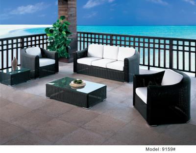 China 9pc Outdoor wicker dinning table & chair--9159 for sale