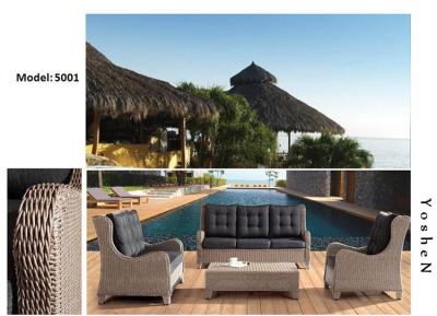 China 4piece - muebles y sillas de lujo del sofá del patio de los muebles del hotel del sofá de la rota de los muebles caseros -5001 en venta