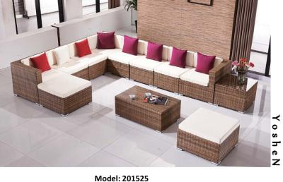 China 12piece -Modern Outdoor patio rattan wicker Sofa Sectional modular -201525 for sale