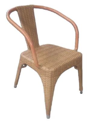 China Outdoor rattan wicker plastic Panic chair garden patio poly resin chair outdoor restaurant coffee shop chair---YS5702 for sale