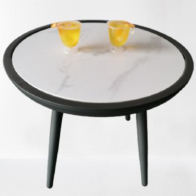 China Hot selling good price modern coffee table white Standard wholesale price round coffee table---6230 en venta