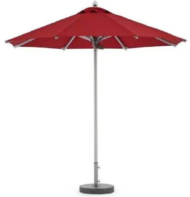 China 8ft polyester waterproof Red parasol cover middle pole aluminum patio umbrella outdoor picnic umbrella---2300 for sale