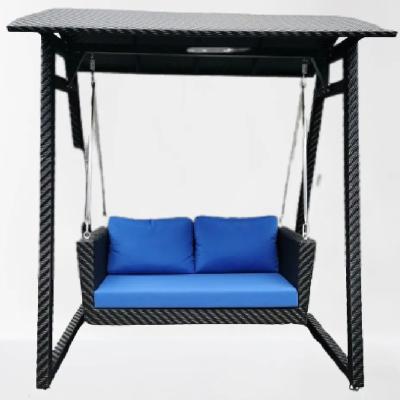 China Luxury modern outdoor hanging chair aluminum hanging bed bench hotel garden patio swings hanging chair---3031 en venta