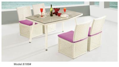 China Comepterory outdoor swimming pool dining set-8189 for sale
