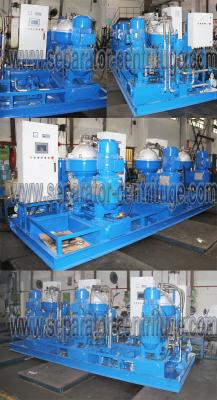 China máquina trifásica de gasolina y aceite de la purificación de residuo de la centrifugadora 15Kw en venta