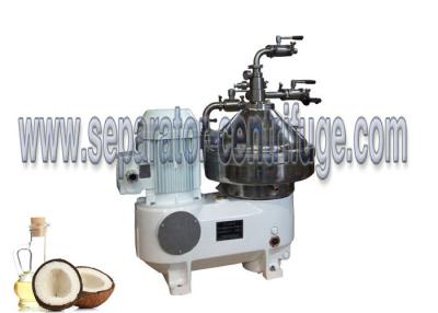 China Belt Drive Continuous Disc Stack Centrifuges Machine For Virgin Coconut Oil for sale